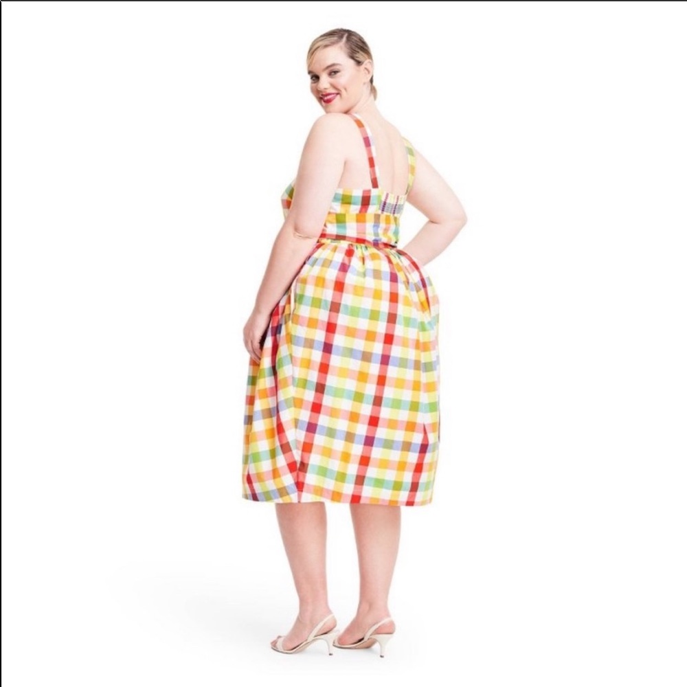 NWT Christopher John Rogers x Target Plaid Dress ⭐️⭐️⭐️ - Picture 3 of 13